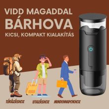 Café Perfetto - Automata Hordozható Kávéfőző fűtési technológiával
