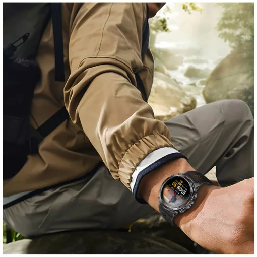 HT37 Okosóra – Bluetooth hívás, GPS, AMOLED kijelző, sport és egészség egyben - fekete