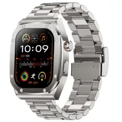   Z17 Max okosóra, ezüst - Bluetooth-hívás funkcióval, pulzusmérővel, lépésszámlálóval, alváskövetéssel