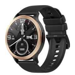   T01 fekete okosóra - Bluetooth-hívás, pulzusmérő, lépésszámláló