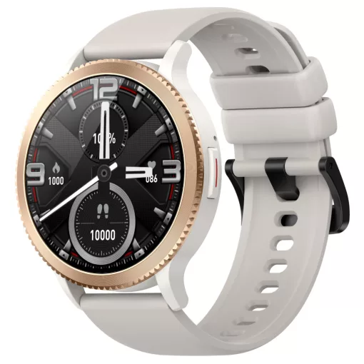 T01 ezüst okosóra - Bluetooth-hívás, pulzusmérő, lépésszámláló