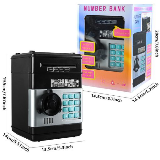 Gyerek széf - Jelszavas védelem, utomatikus bankjegybehúzó funkció