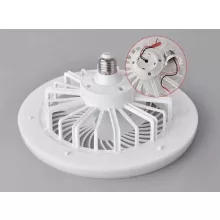 Simple ledes ventillátor e27 foglalattal,távirányítóval