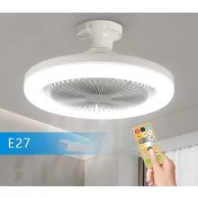 Simple ledes ventillátor e27 foglalattal,távirányítóval