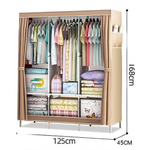 Sorno Mobil gardróbszekrény bézs 125 cm