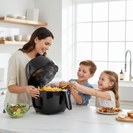 NineShield KB-6001M Panorámaablakos Forrólevegős Sütő – Automatikus keverés funkcióval