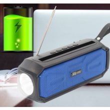 SY-968 Napelemes bluetooth hangszoró beépített zseblámpával,rádióval