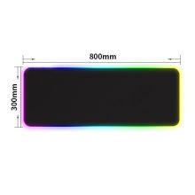 RGB Gamer egérpad 80x30 cm - Amivel hangulatossá teheted a játékélményt!