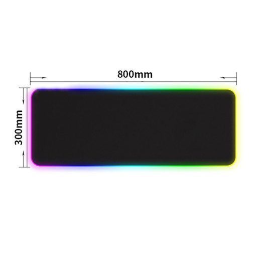 RGB Gamer egérpad 80x30 cm - Amivel hangulatossá teheted a játékélményt!