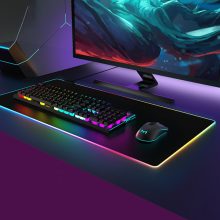 RGB Gamer egérpad 80x30 cm - Amivel hangulatossá teheted a játékélményt!