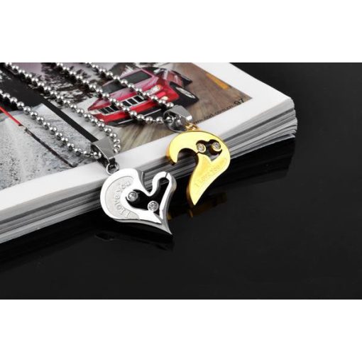 Szíves nyaklánc - pároknak